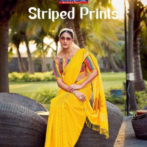 Striped Prints Sarees