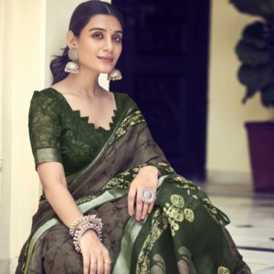 Siddhanth Binny Batiq Prints Saree
