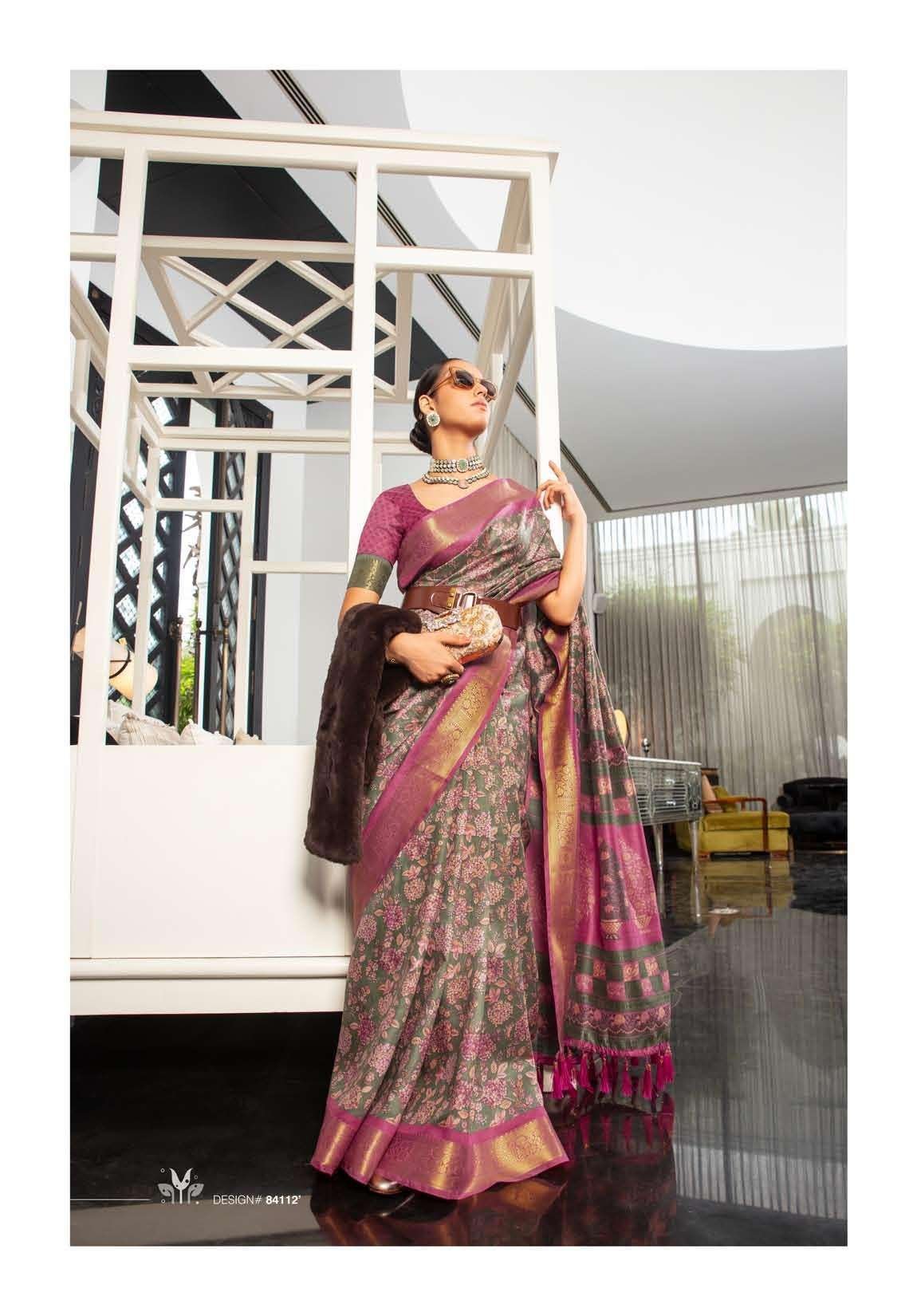 Vipul Kashmir Beauty Saree - Image 9