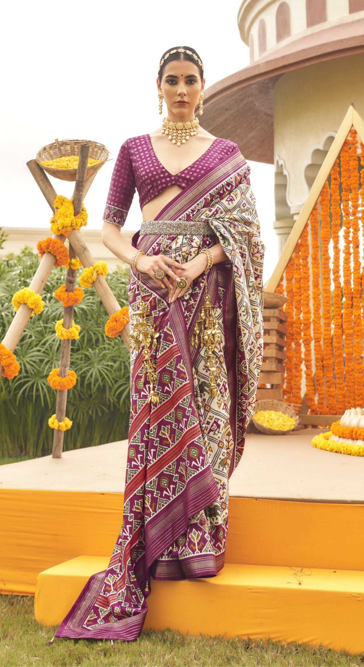 HALDI PATOLA SAREE - Image 6