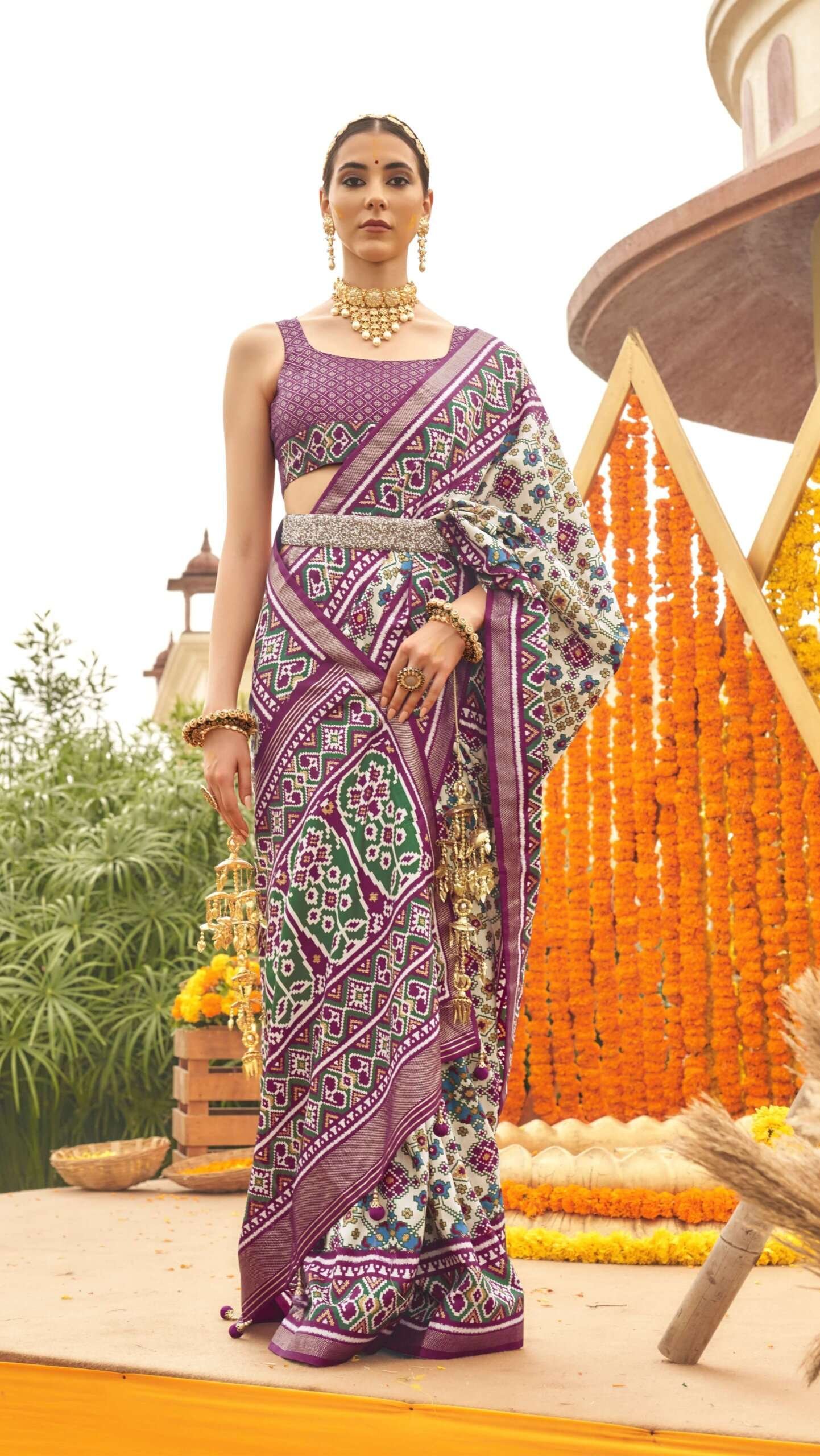 HALDI PATOLA SAREE - Image 4