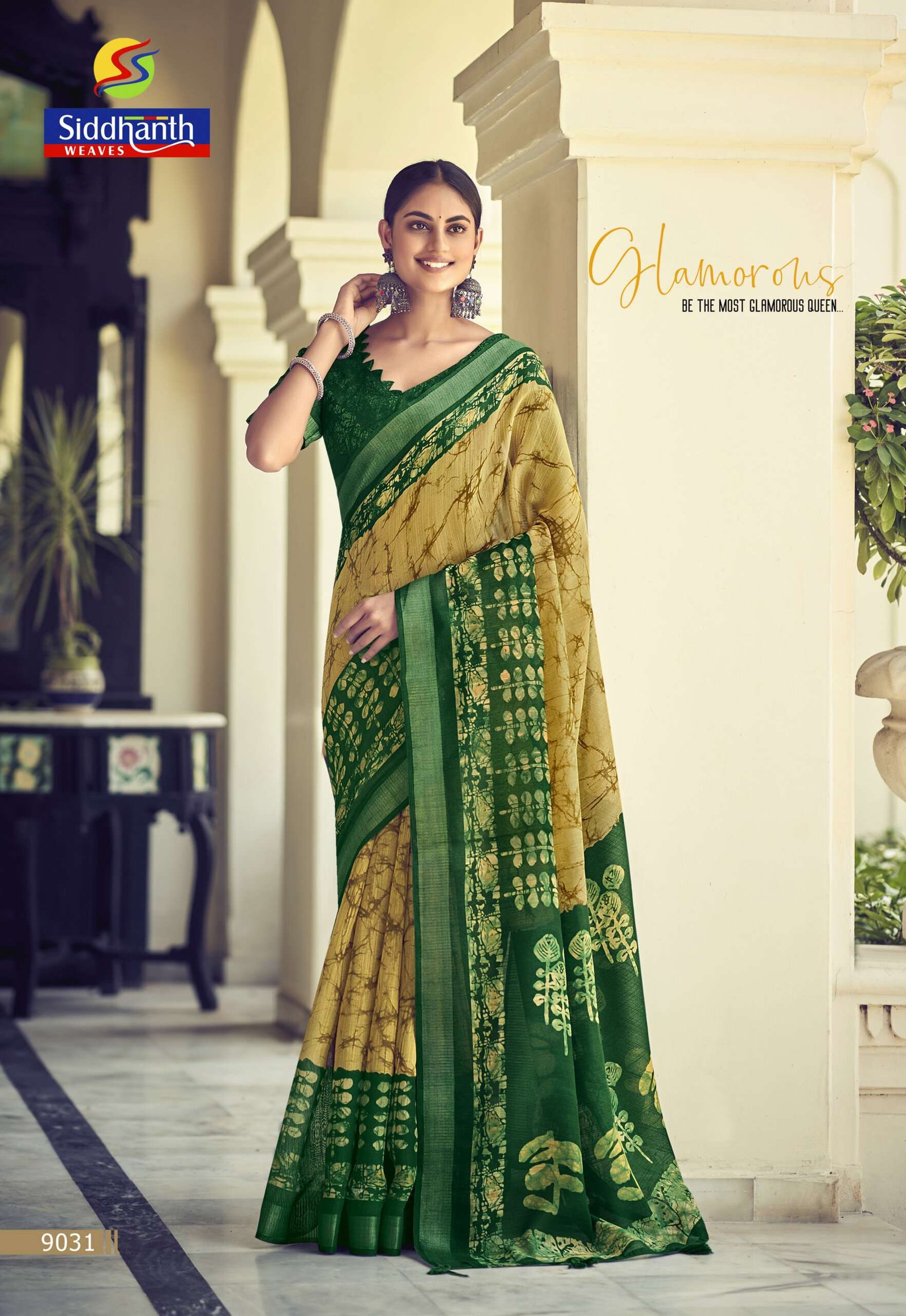 Siddhanth Binny Batiq Prints Saree - Image 5