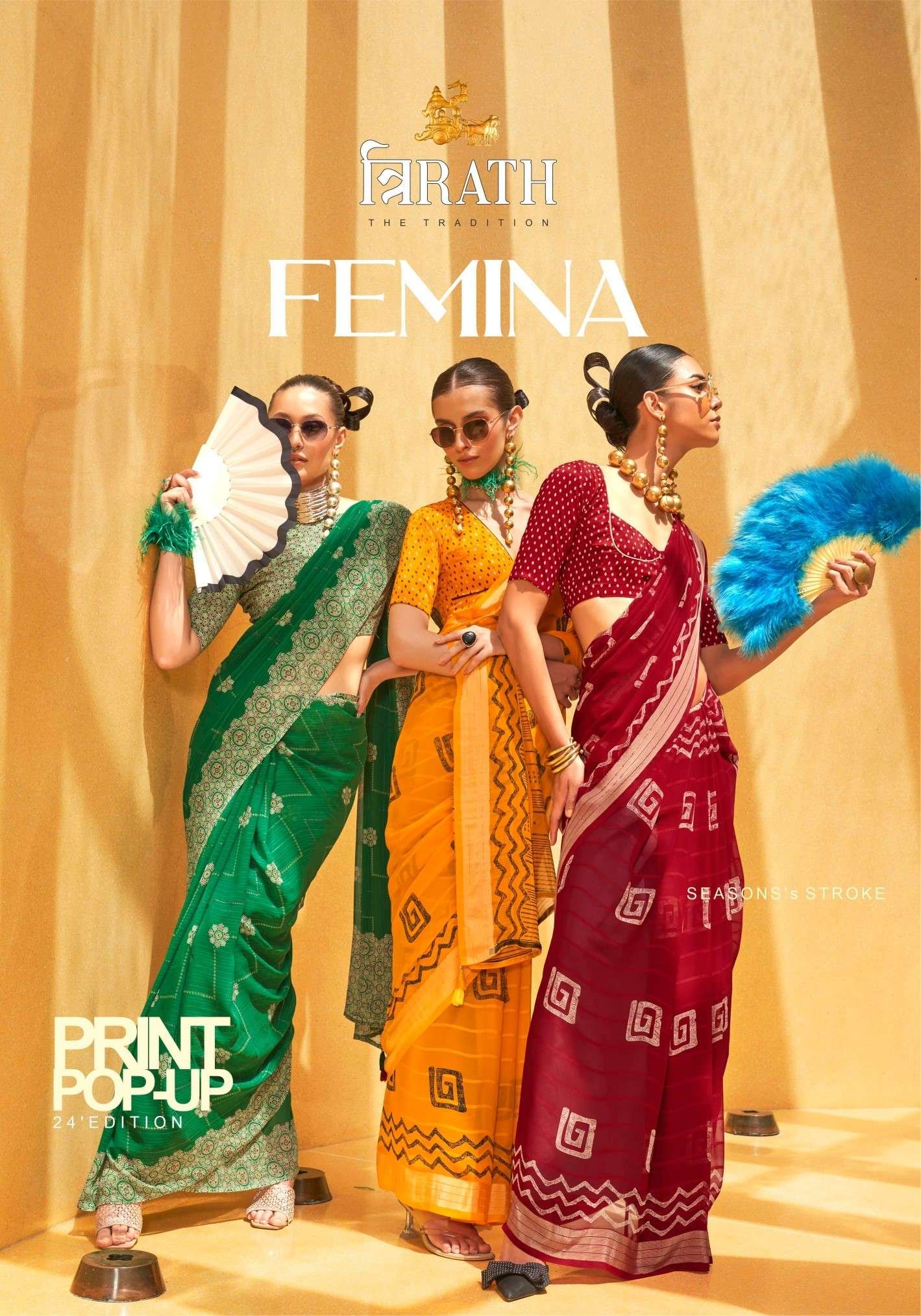 Acfpl Trirath Femina Saree