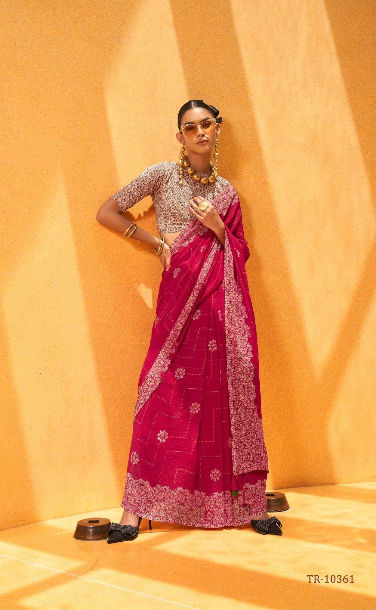 Acfpl Trirath Femina Saree T R 10361