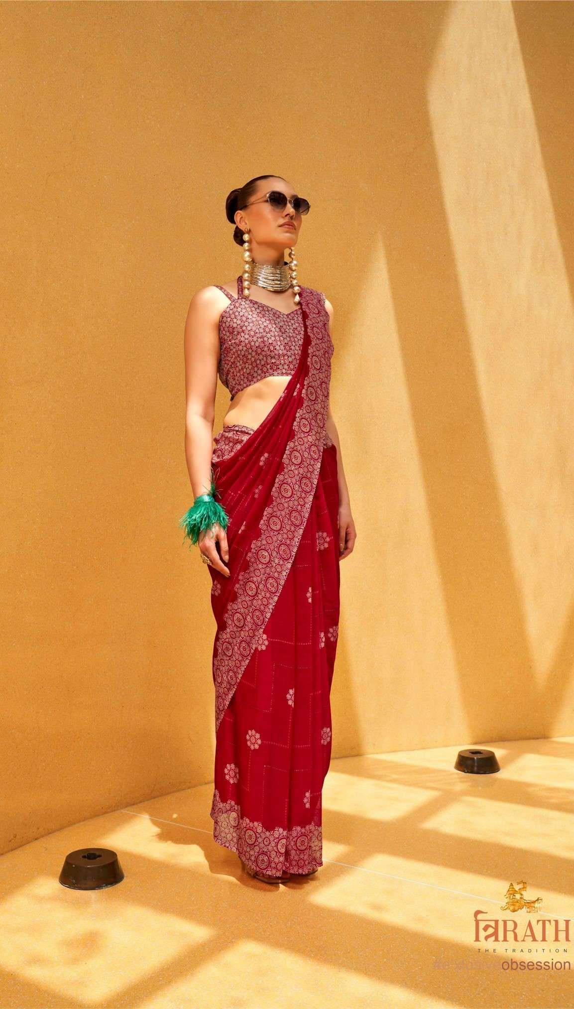 Acfpl Trirath Femina Saree T R 10359