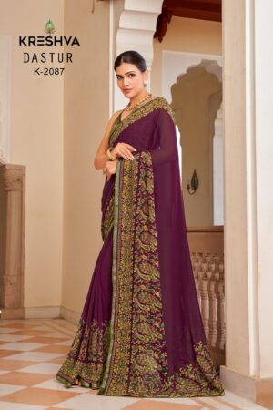 Kreshva Dastur Saree