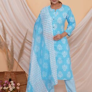 Pure Jaipur Cotton Ready To Wear Dress