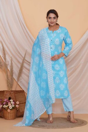 Pure Jaipur Cotton Ready To Wear Dress