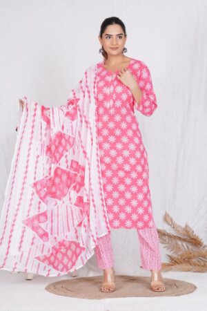 Pure Jaipur Cotton Ready To Wear Dress