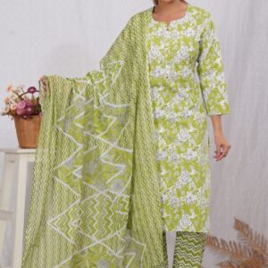 Pure Jaipur Cotton Ready To Wear Dress