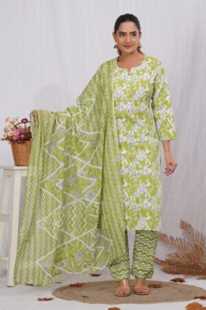 Pure Jaipur Cotton Ready To Wear Dress