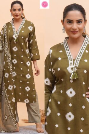 A 7 Pure Cotton 3 Piece Ready to Wear