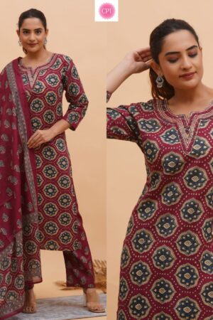 A 7 Pure Cotton 3 Piece Ready to Wear