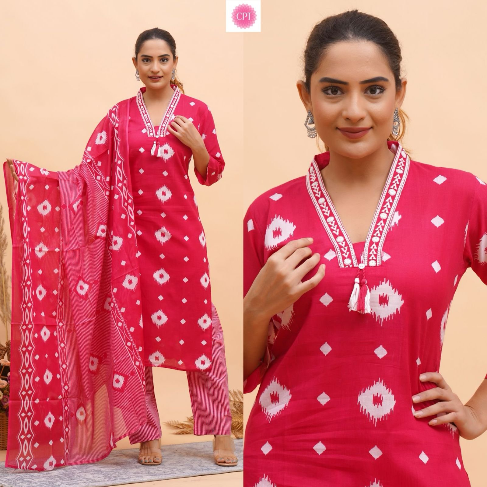 A 7 Pure Cotton 3 Piece Ready to Wear