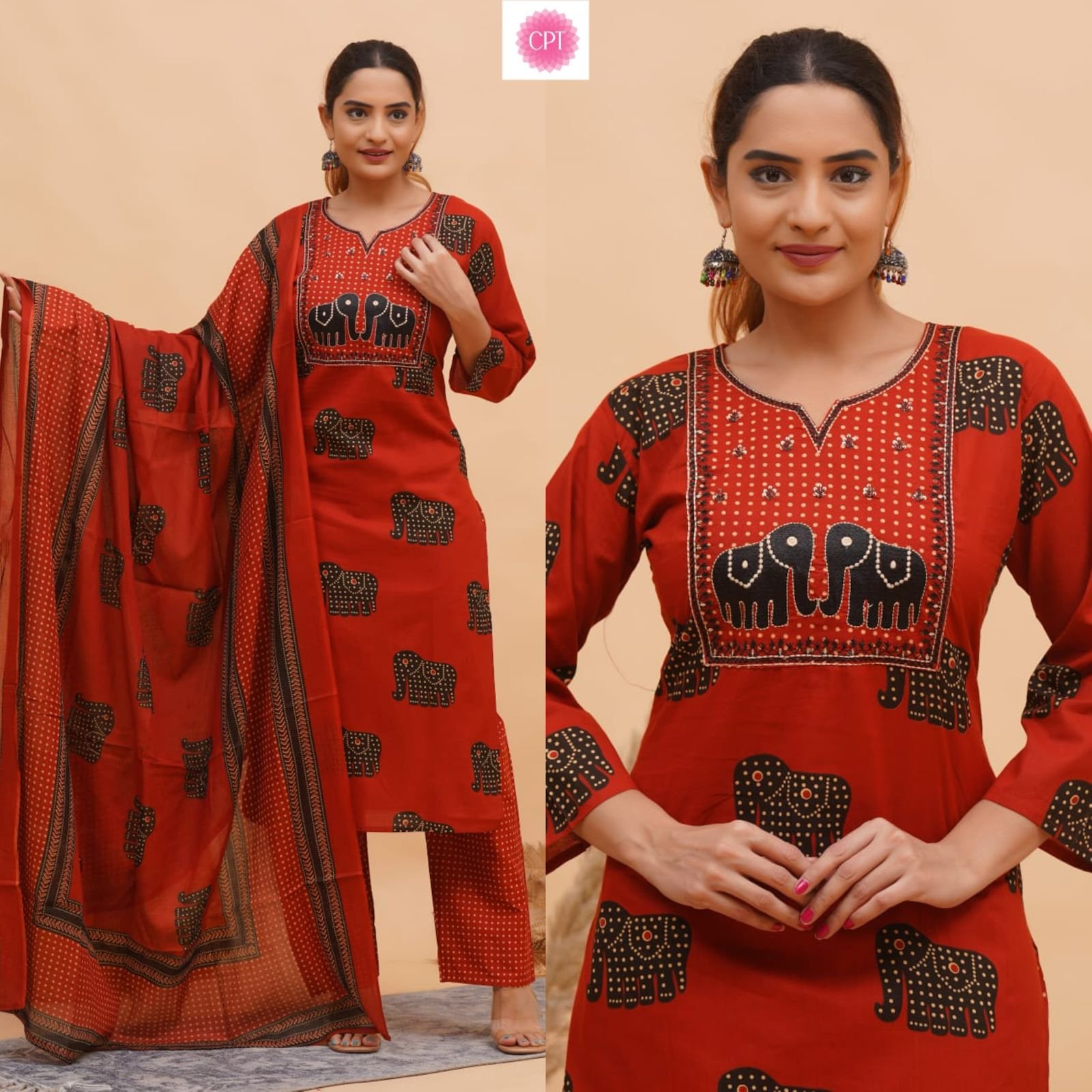 A 7 Pure Cotton 3 Piece Ready to Wear