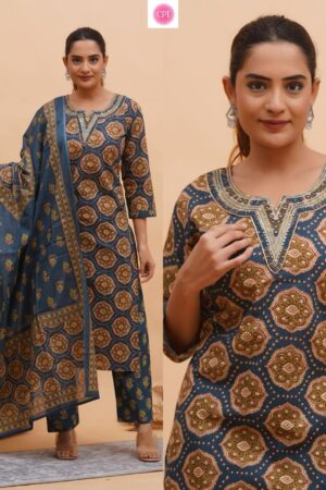 A 7 Pure Cotton 3 Piece Ready to Wear