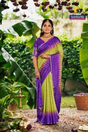 Siddhanth Madhyakalin Prints Silk Cotton Sarees
