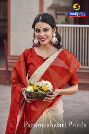 Siddhanth Parmeshwari Prints Saree