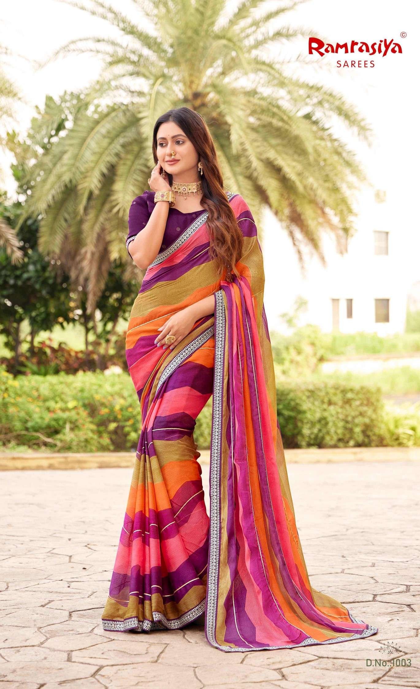 Ramrasiya Kailash Vashi Saree - Image 4