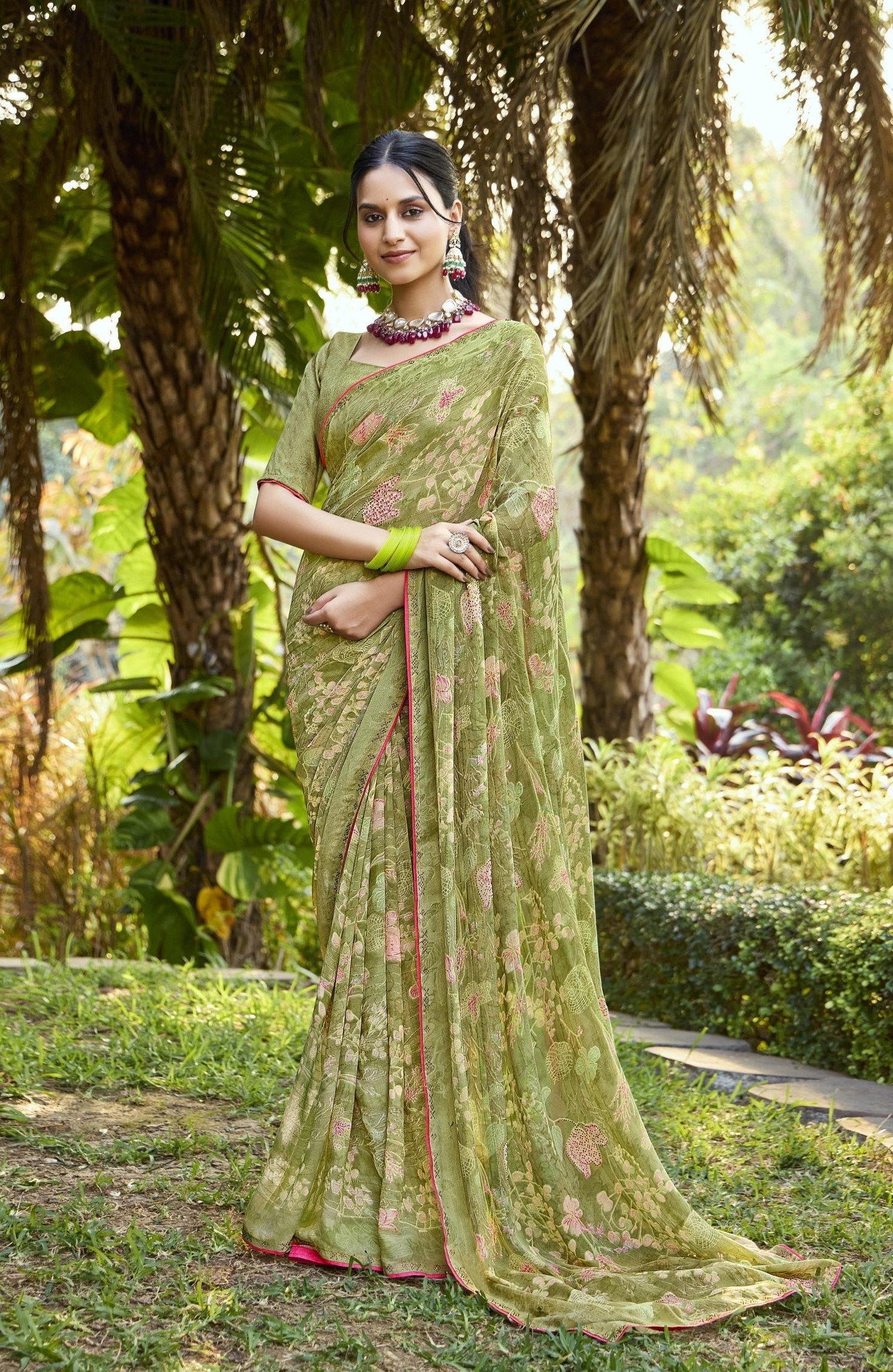 Ramrasiya Meghdoot Saree - Image 4