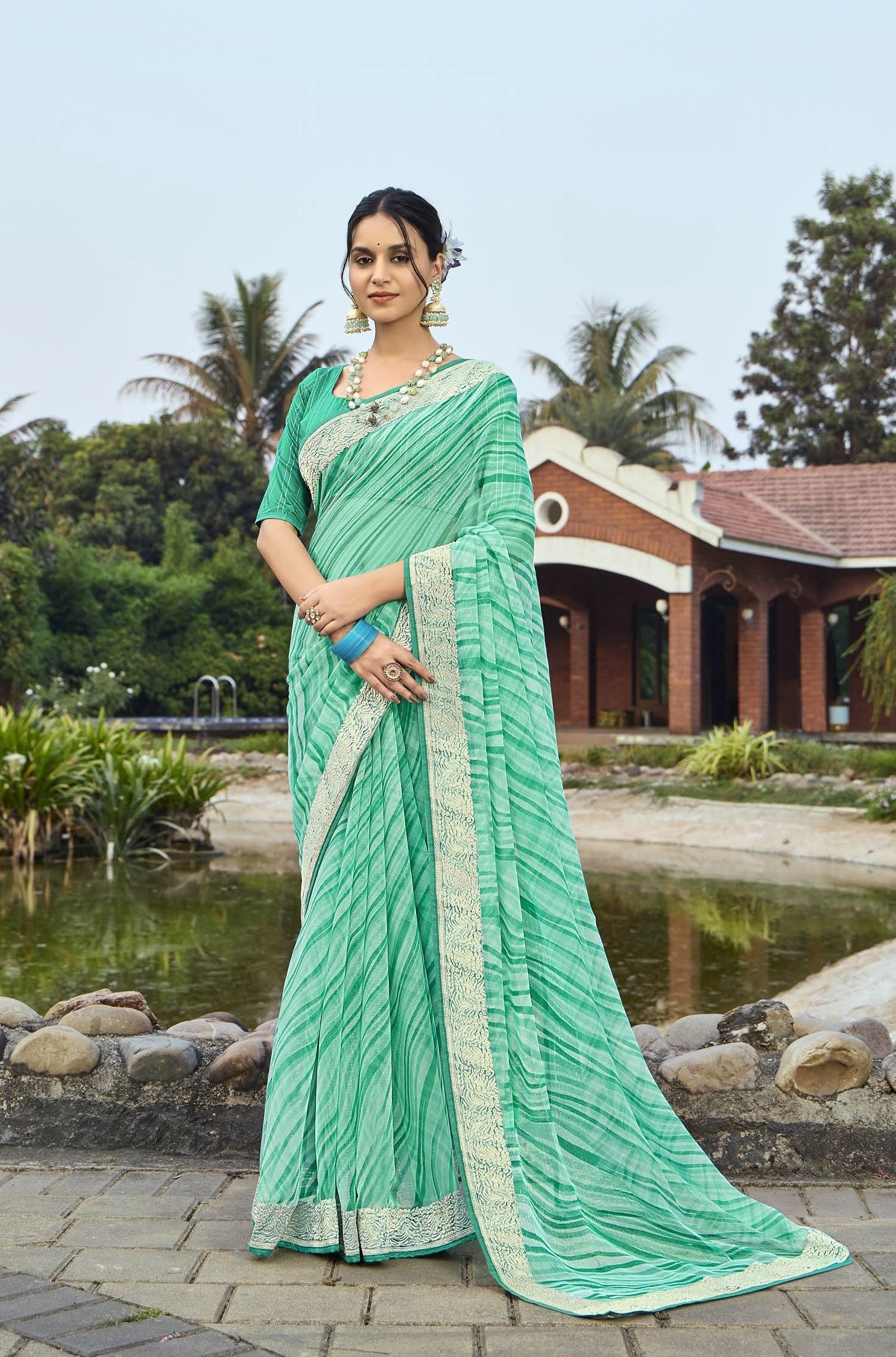 Ramrasiya Siya Ji Saree - Image 5