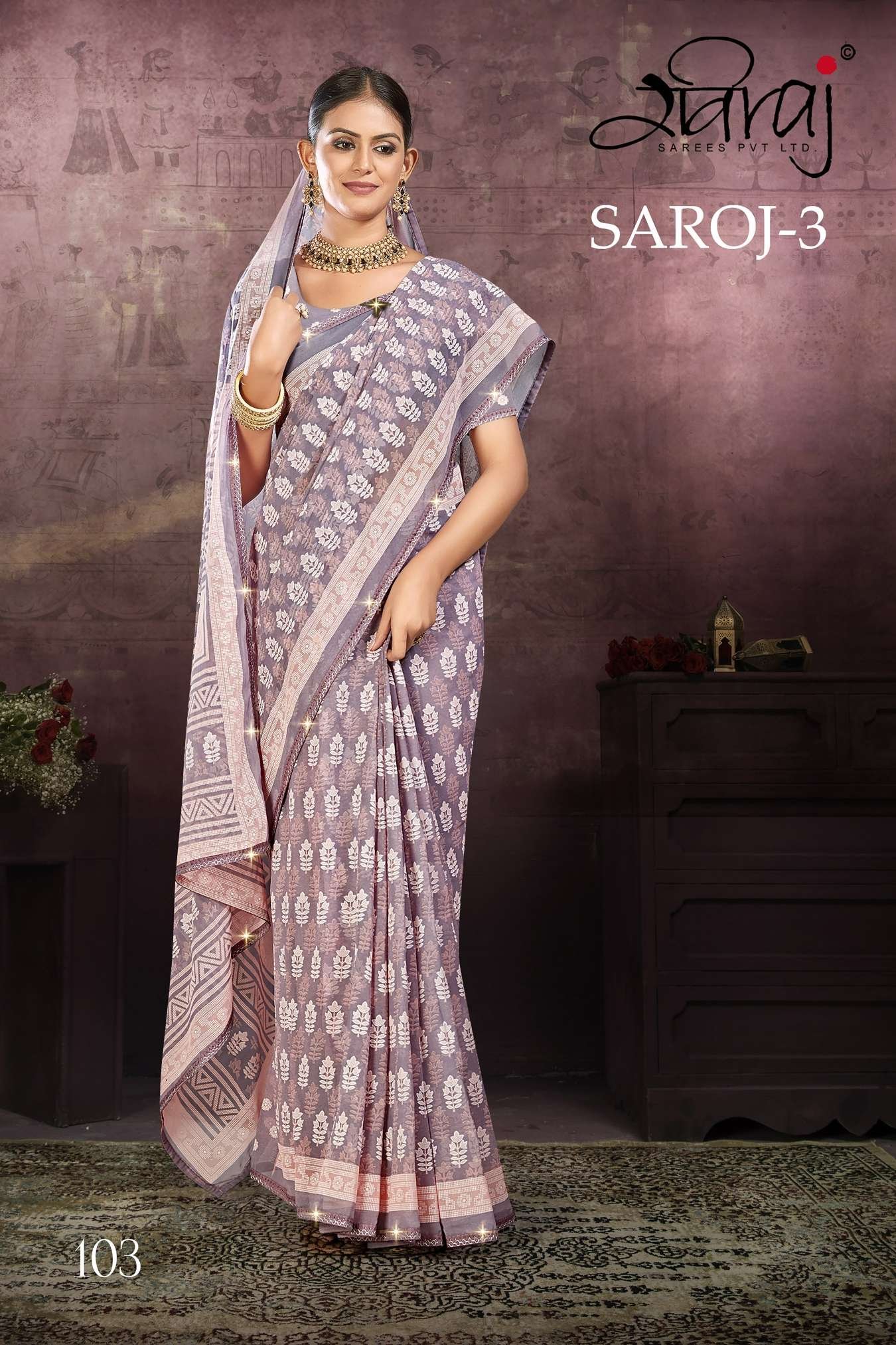 Raviraj Saroj Saree vol 03 - Image 9