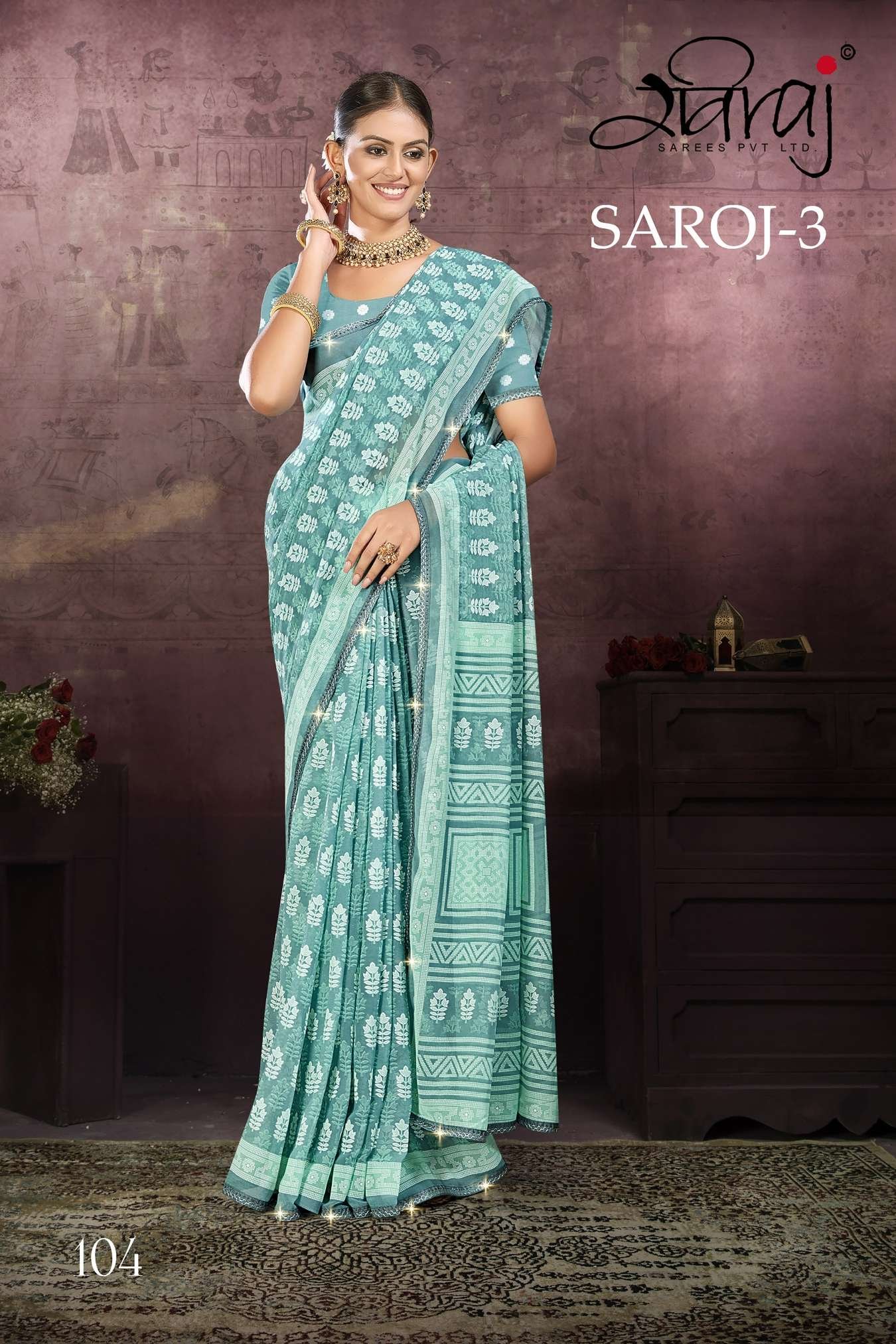 Raviraj Saroj Saree vol 03 - Image 8
