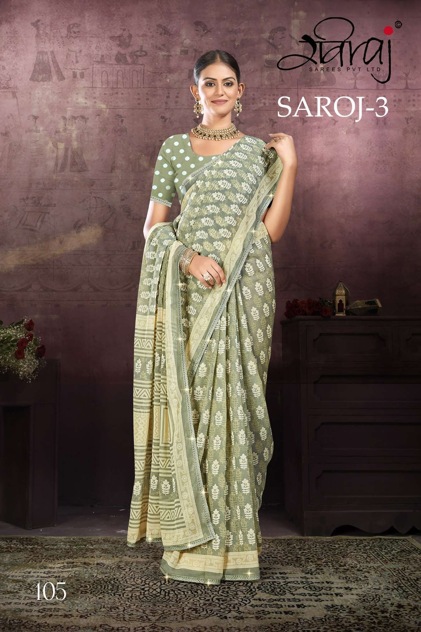 Raviraj Saroj Saree vol 03 - Image 7