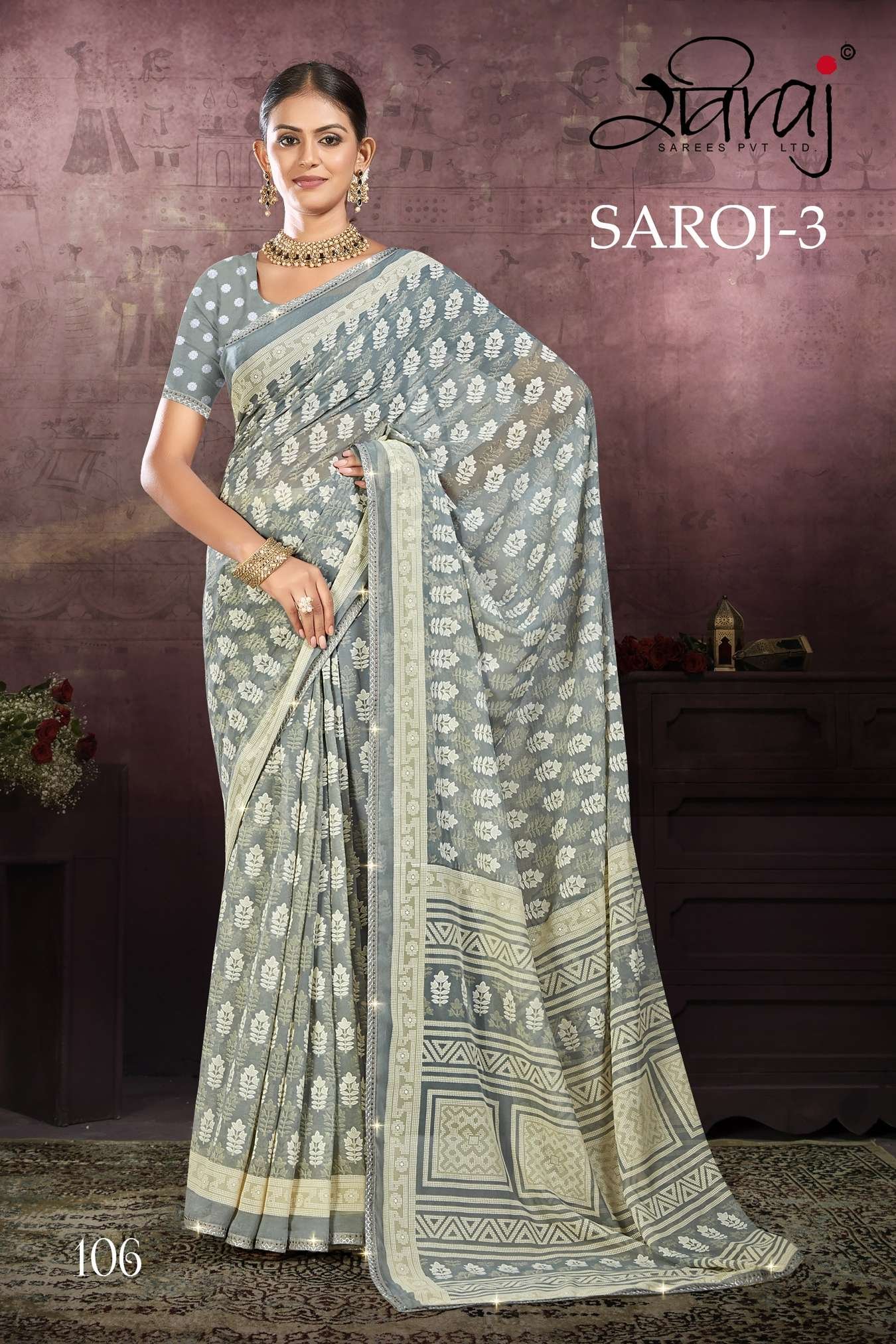 Raviraj Saroj Saree vol 03 - Image 6