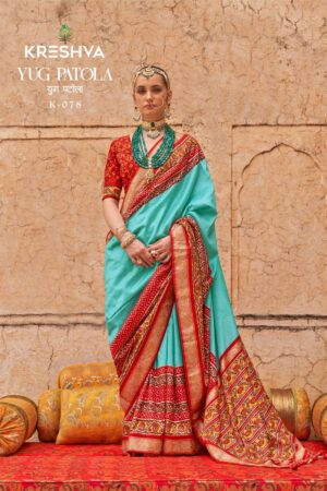 KRESHVA YUG PATOLA SAREE K - 072