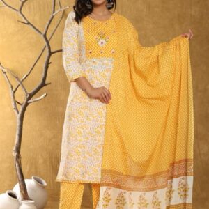 Pure Jaipur Cotton Ready To Wear Suit