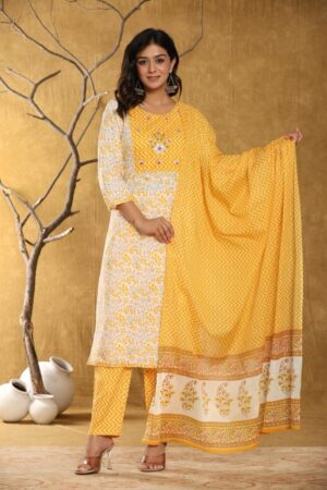 Pure Jaipur Cotton Ready To Wear Suit
