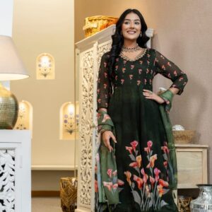 Pure Mal Chanderi 3 Piece Ready To Wear