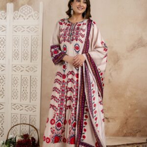 Pure Cotton Printed Kurta Set with Dupatta